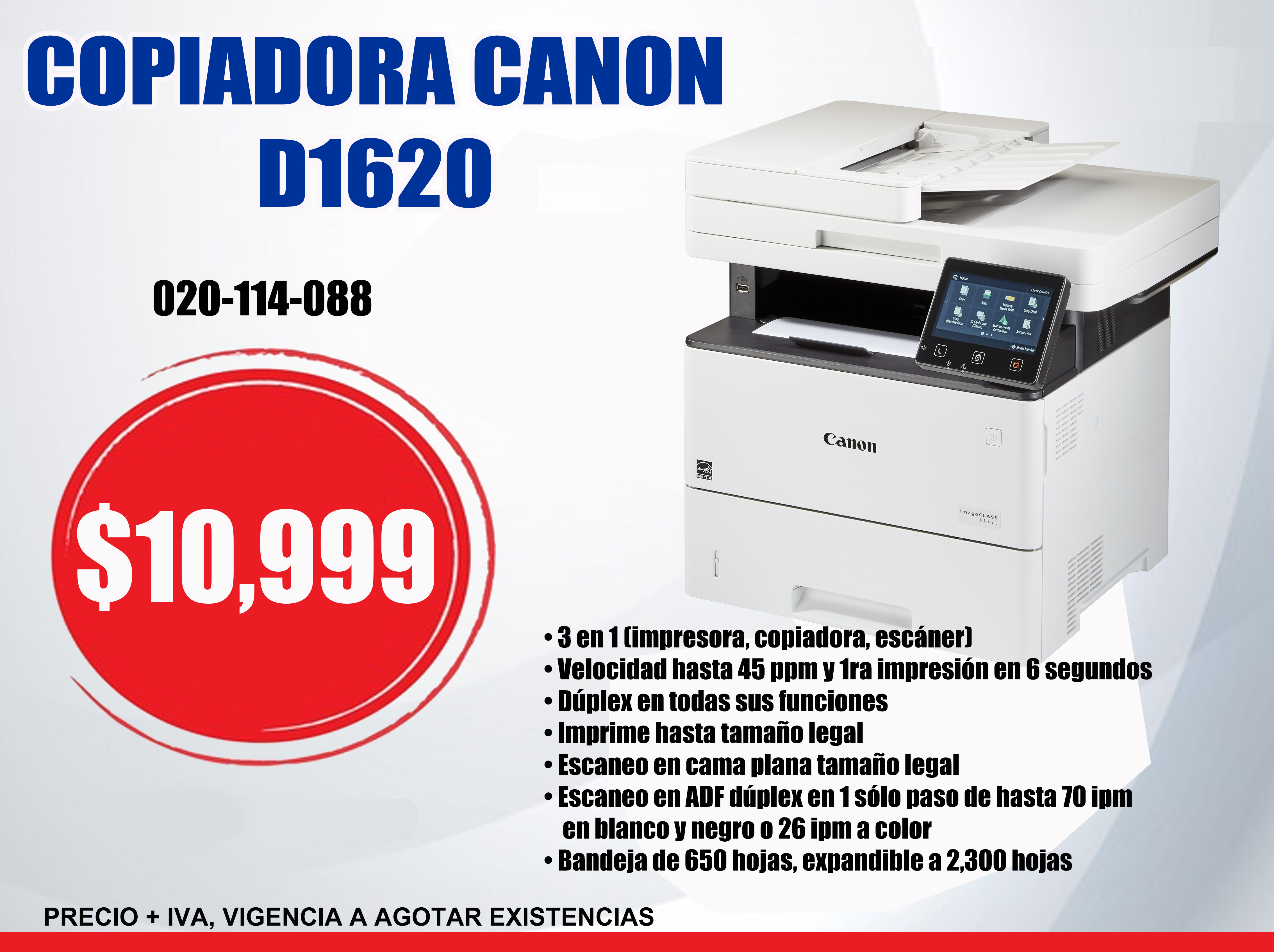 COPIADORA CANON D1620
