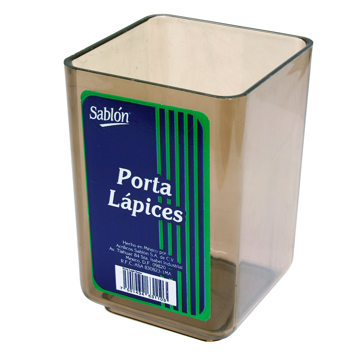 PORTA LAPIZ PLAST.HUMO 3106HU     SABLON 631103