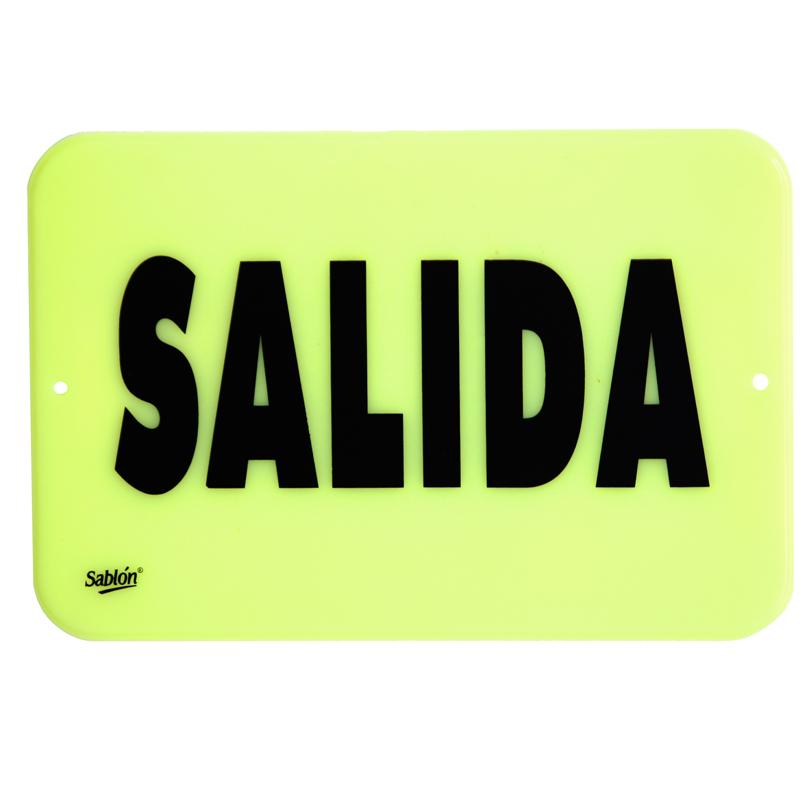 SEÑALIZ."SALIDA"FOSFOR. 22.8X15.2 SABLON 679358 7935F