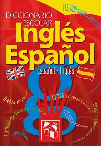 DICCIONARIO ESCOLAR INGLES/ESPAÑ. 229562 1373 EDIT.GARCIA