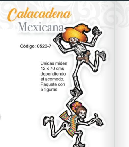 ADORNO COLGANT.CADENA CALAQUITAS MEX.PAD 005207 (CALAQUITAS M