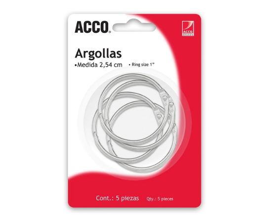 ARGOLLAS 1" 2.54CM C/05             ACCO 720170 P1109
