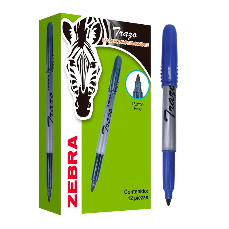 Marcador Permanente De Punto Fino Trazo Zebra – Zebra México