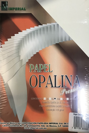 PAPEL OPALINA T/C LINO CRE.100H IMPERIAL 331762 3176 331793 C